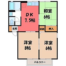 🉐敷金礼金0円！🉐水戸線 結城駅 徒歩9分