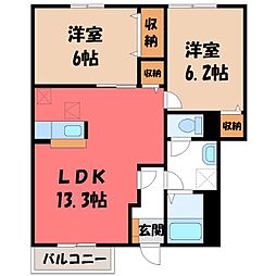 🉐敷金礼金0円！🉐水戸線 川島駅 徒歩9分