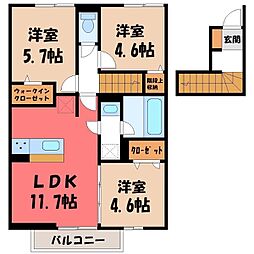 TORISIAS 3LDKの間取図画像