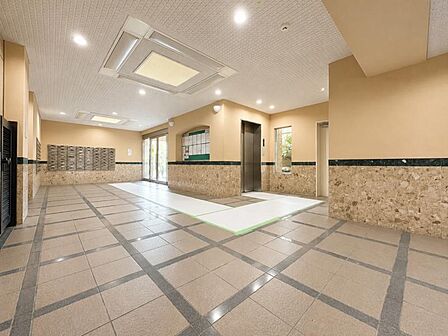エントランスがゆったりとしています!