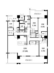 間取図画像 3LDK