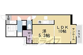 京都府木津川市加茂町里中門伝（賃貸アパート1LDK・1階・40.46㎡） その2