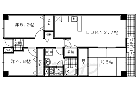 京都府宇治市五ヶ庄折坂（賃貸マンション3LDK・7階・67.28㎡） その2