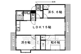 京都府京田辺市田辺沓脱（賃貸マンション3LDK・3階・70.74㎡） その2