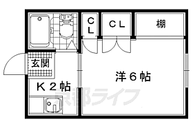 京都府城陽市平川大将軍（賃貸アパート1K・2階・19.40㎡） その2