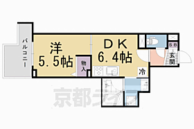 ＲＡＮ－ＦＵＳＨＩＭＩ 1-E ｜ 京都府京都市伏見区銀座町2丁目（賃貸マンション1DK・1階・32.09㎡） その2