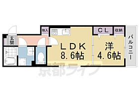 京都府城陽市富野乾垣内（賃貸アパート1LDK・2階・35.66㎡） その2