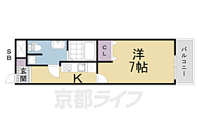 アルバローザ京都 402 ｜ 京都府京都市伏見区竹田久保町（賃貸マンション1K・4階・25.65㎡） その2