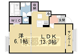 京都府木津川市加茂町里中門伝（賃貸アパート1LDK・1階・50.01㎡） その2