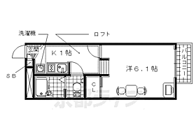 京都府宇治市大久保町上ノ山（賃貸アパート1K・1階・19.87㎡） その2