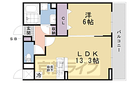 エスポワールIV 102 ｜ 京都府京都市伏見区久我石原町（賃貸アパート1LDK・1階・47.50㎡） その2