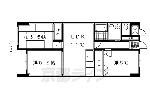 パークテラス桃山_間取り_0