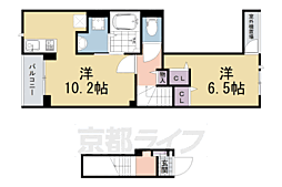 ノースヴィレッジ 1LDKの間取図画像