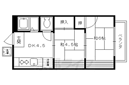 ＮＴハイツ 1階2Kの間取り
