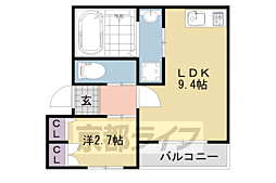 Ｏｓｔｅｎ　Ｈａｕｓ 3階1LDKの間取り