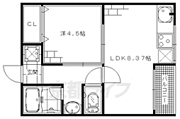 ベンリーナ・ココ 1LDKの間取図画像