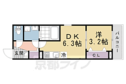 ジーメゾン小栗栖クレフィエ 3階/-