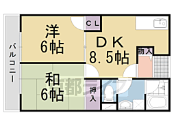 ウエストヒルパートII 2階/-