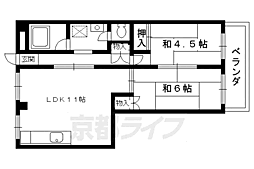 坪内マンション 5階/-