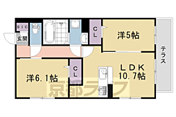 フルールII 1階/-