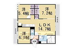 くおん嵯峨 西棟 1階