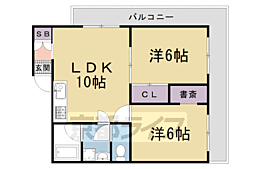 ハイツ西裏 1階/-