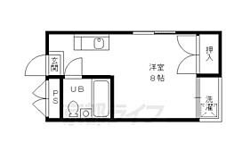 メゾン加後 1Kの間取図画像