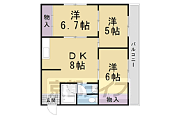 京都市営烏丸線 北大路駅 徒歩25分 2階/-