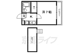 レオパレスナカイ 1Kの間取図画像