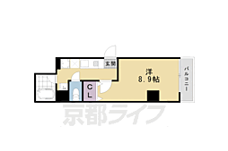 ラヴェンナ 1Kの間取図画像