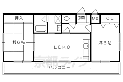 シャントゥール城北 2階
