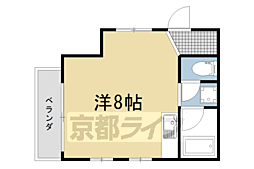 遊コーポ ワンルームの間取図画像