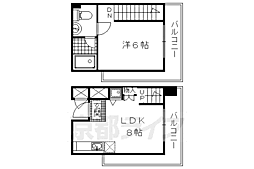 フレシールTHH 1LDKの間取図画像
