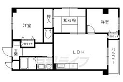 フォートレス朱雀野 3LDKの間取図画像