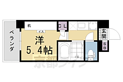 S-RESIDENCE京都竹田dormitory 1Kの間取図画像