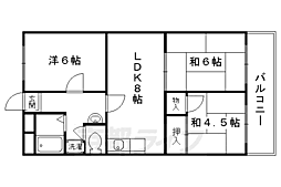 紀之国屋ビル 3LDKの間取図画像