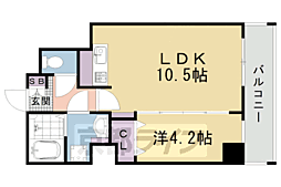 モンドール西院 4階/-
