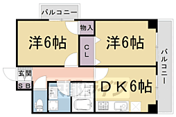 第43長栄大晋メゾネ西院ノ森 5階