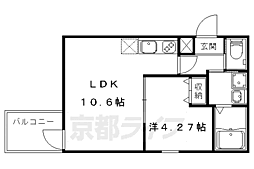 クオーレII納所 1階