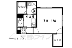 Partir広野 1Kの間取図画像