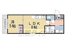(仮称)伏見区舞台町マンション 1LDKの間取図画像