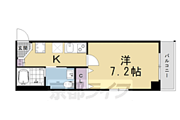 メゾン・オンディーヌ 1Kの間取図画像