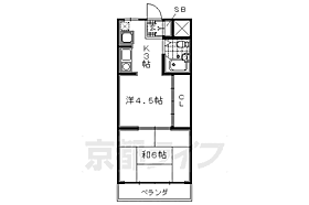 京都府京田辺市大住大欠（賃貸マンション2K・3階・25.00㎡） その2