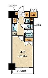 パレステュディオ神田神保町 1Kの間取図画像