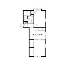 東京メトロ丸ノ内線 茗荷谷駅 徒歩6分の賃貸アパート 1階2DKの間取り