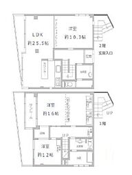 東京メトロ有楽町線 江戸川橋駅 徒歩5分の賃貸マンション 1階3LDKの間取り