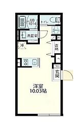 東京メトロ丸ノ内線 四谷三丁目駅 徒歩3分の賃貸マンション 3階ワンルームの間取り