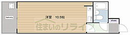 都営大江戸線 春日駅 徒歩3分の賃貸マンション 1階ワンルームの間取り