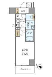 都営三田線 白山駅 徒歩5分の賃貸マンション 9階1Kの間取り