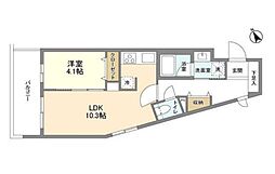 ACPレジデンス文京春日 1LDKの間取図画像